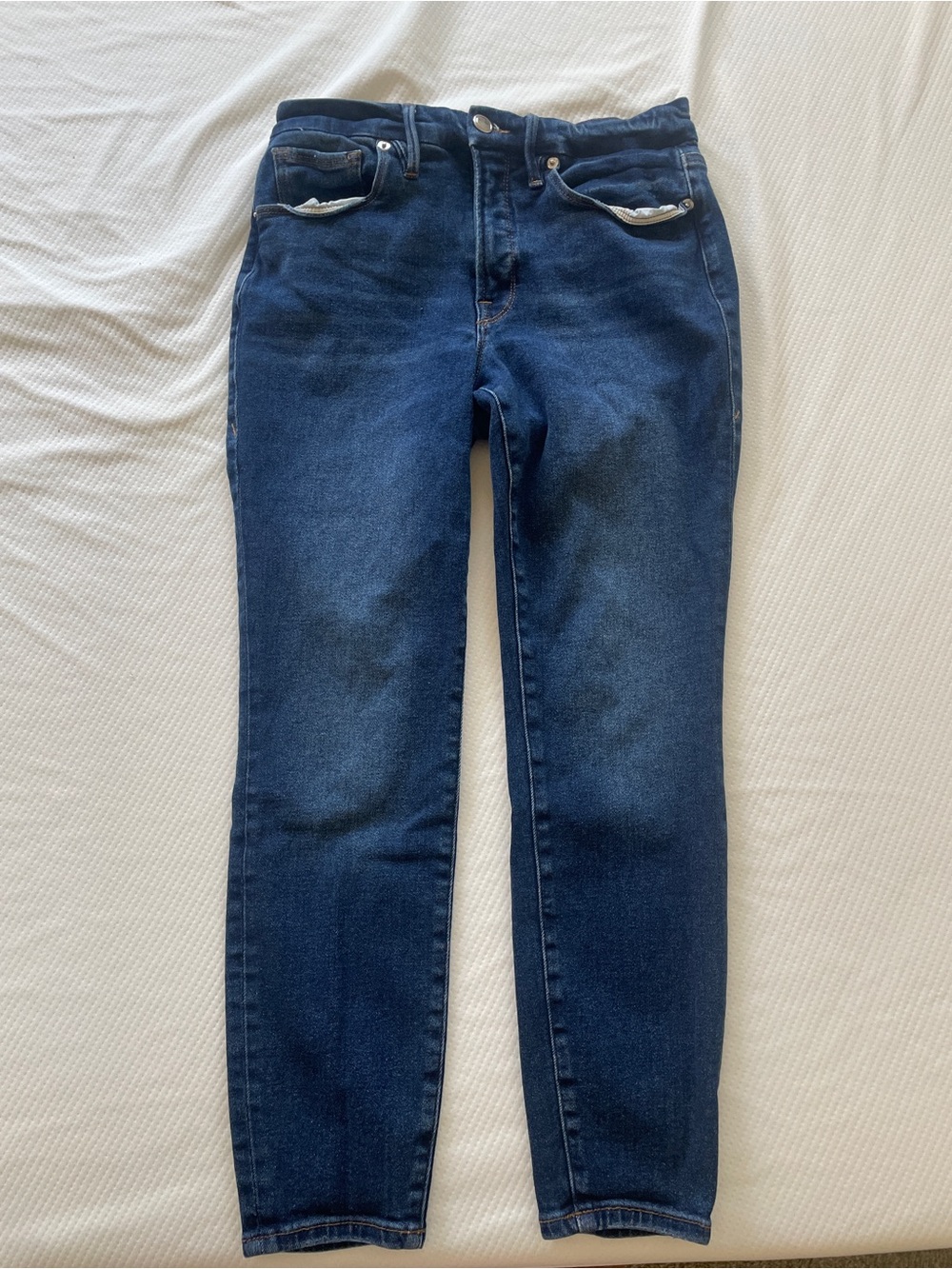 Good American Indigo High-Rise Skinny Jeans